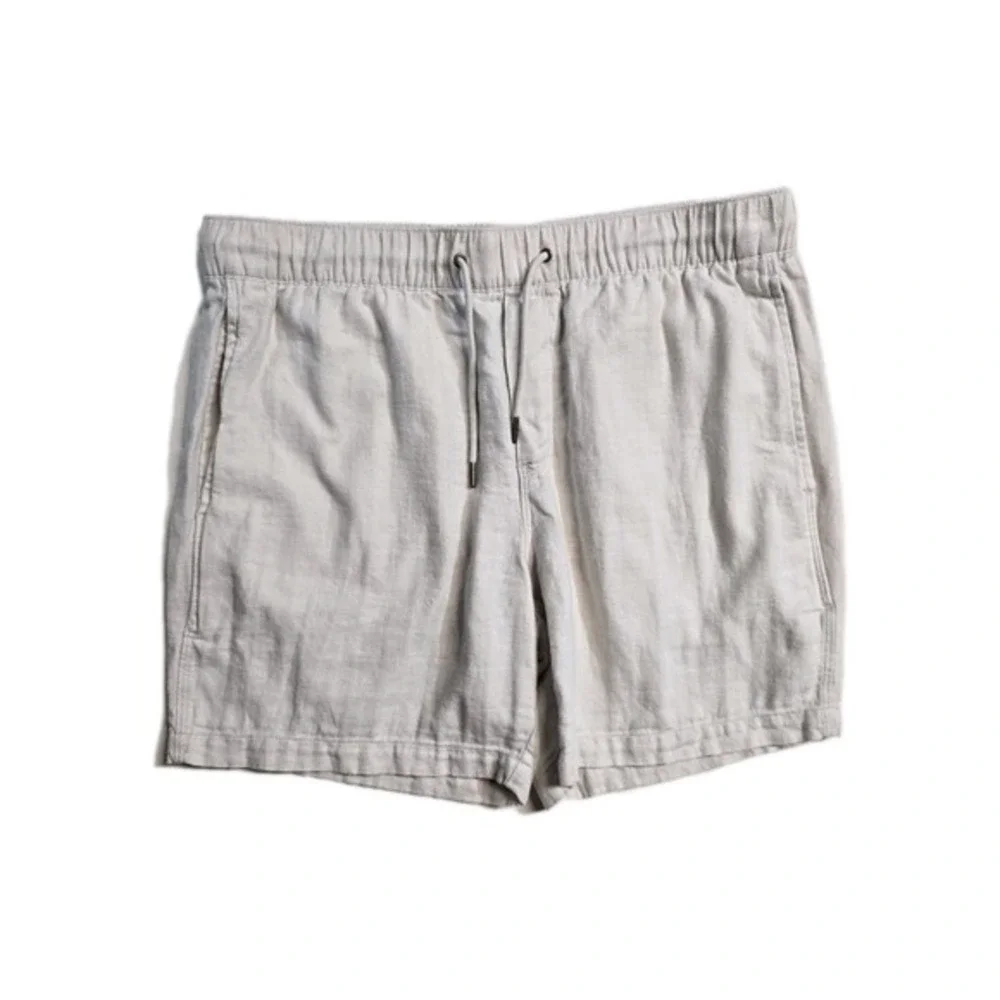 Jeremiah‎ American Legacy PHINEAS Linen Cotton Elastic Short Beige XL